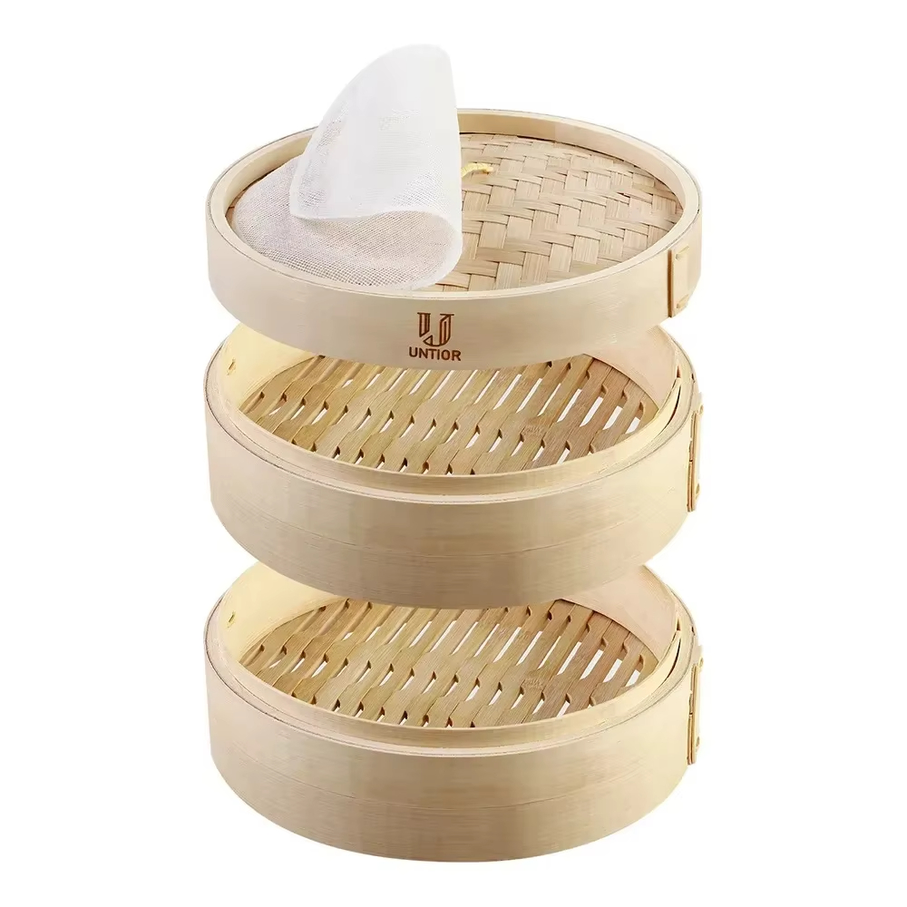 Bao Steamer Bamboo - Vaporiera per alimenti in bambù da
