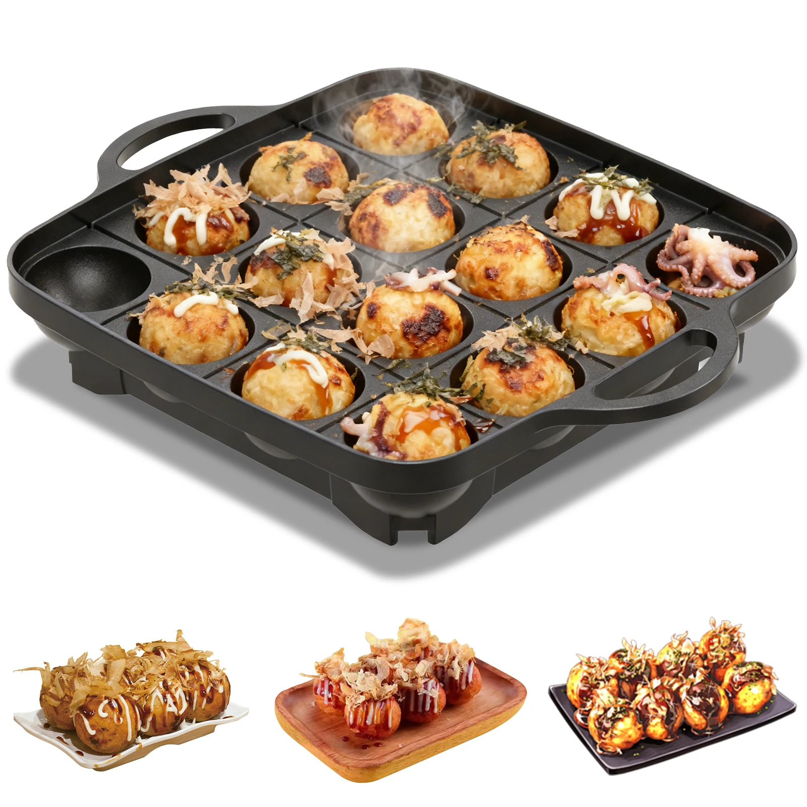 Takoyaki Grill Plate - Padella per Takoyaki a 16 Fori