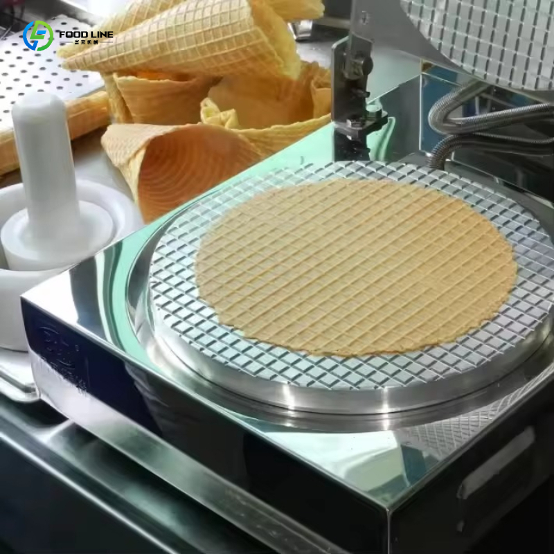 Waffle Cone Maker - Macchina Elettrica Commerciale per Coni Gelato