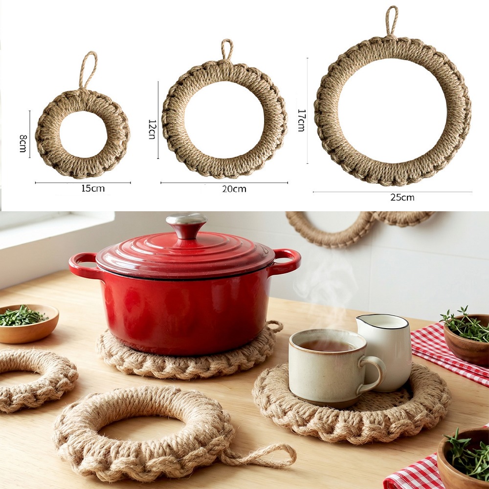 Cast Iron Corn - Set di 2 Sottopentola Rustici in