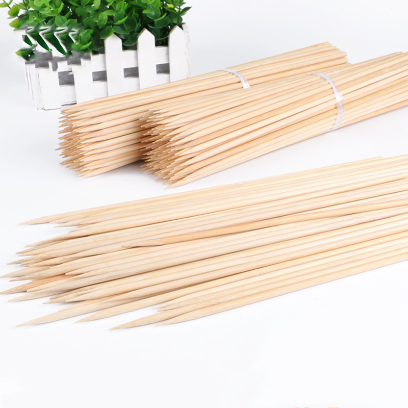 Corn Dog Stick - 100 Pezzi Spiedini di Bambù Monouso