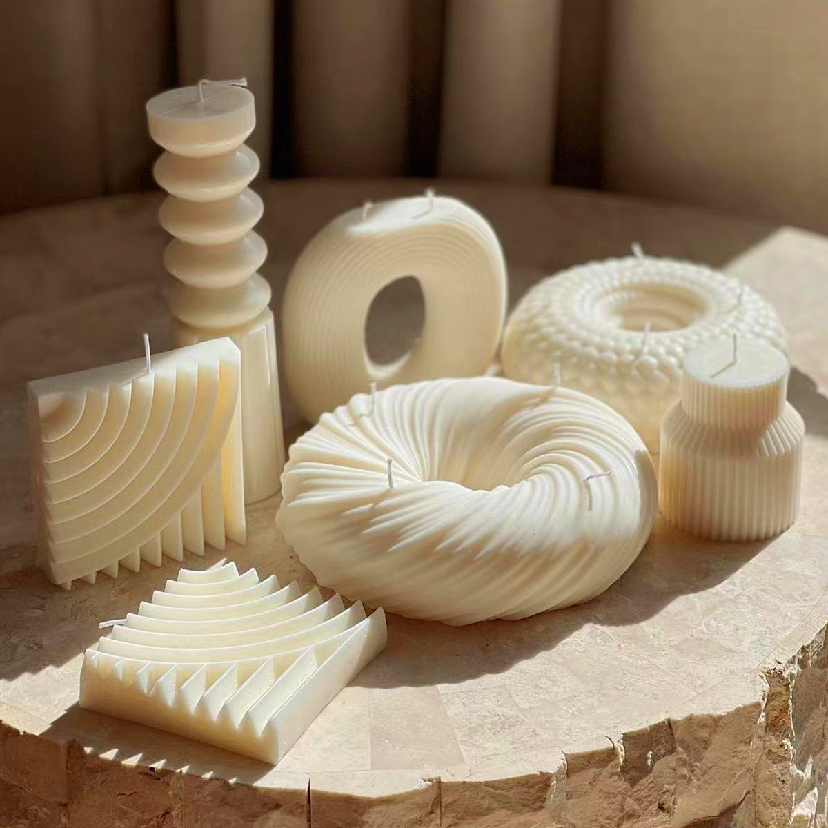 Donut Mold Silicone - Stampo per candele in Silicone a