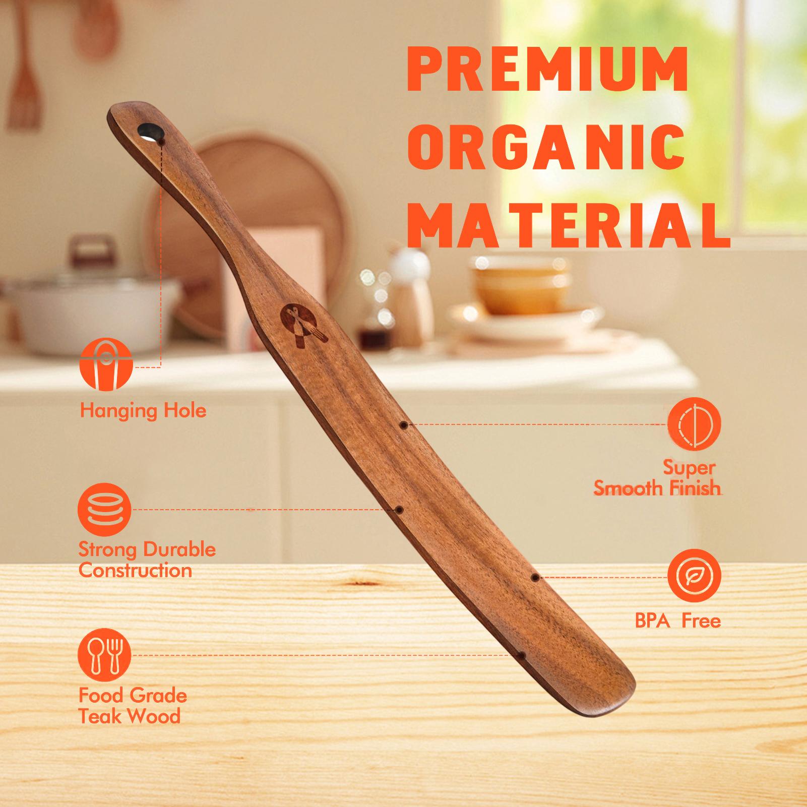 Okonomiyaki Spatula - Bastoncino in legno per mescolare, raschietto