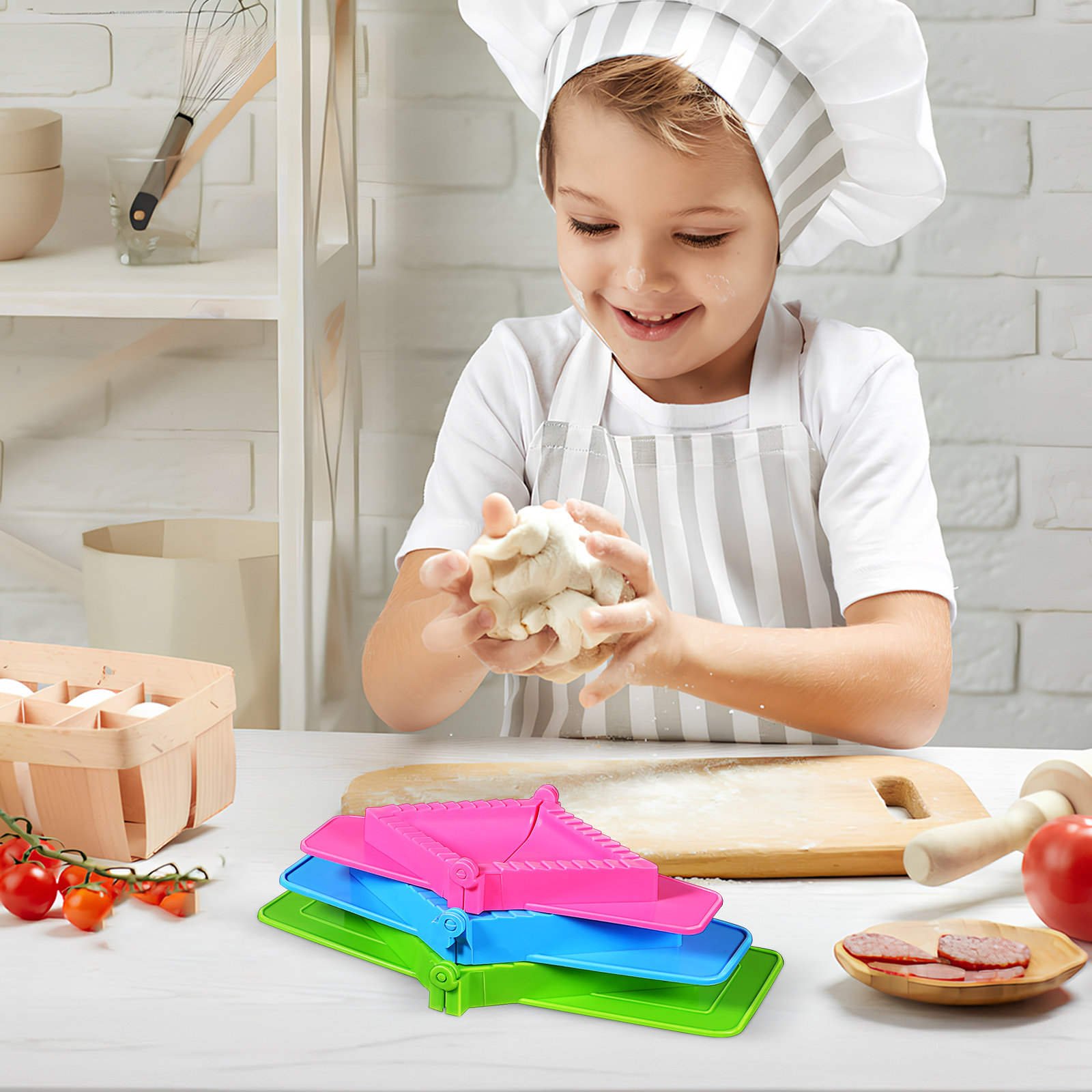 Dumpling Press Set - Set di 3 Stampi per Ravioli