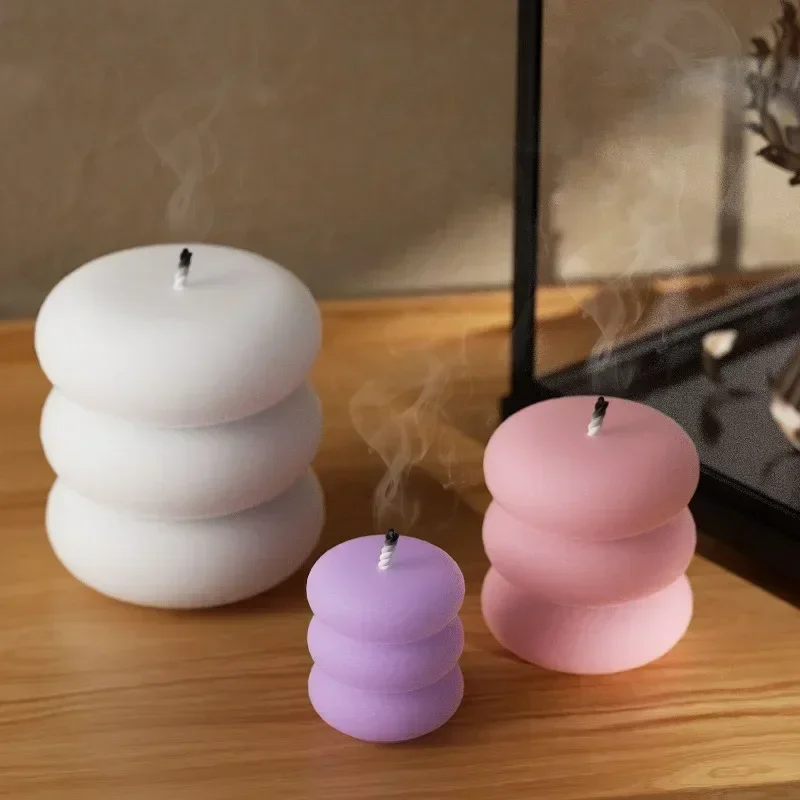 Donut Mold Silicone - Nuovo Prodotto: Stampo per Candele Profumate