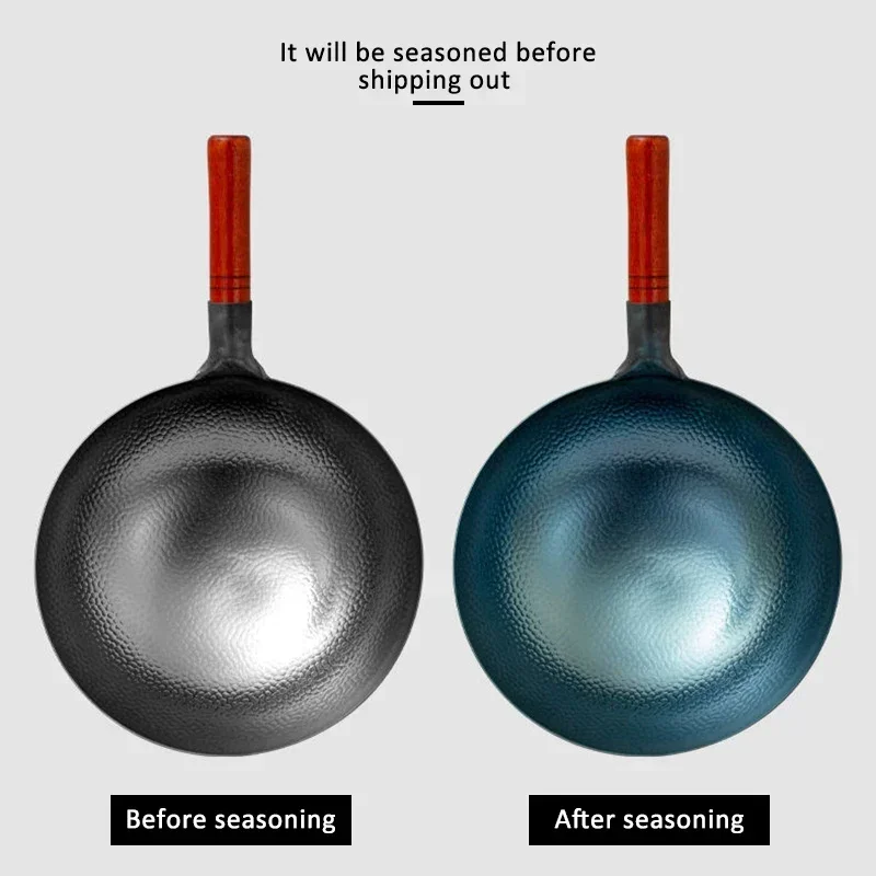 Cast Iron Corn - Wok tradizionale in ferro fatto a