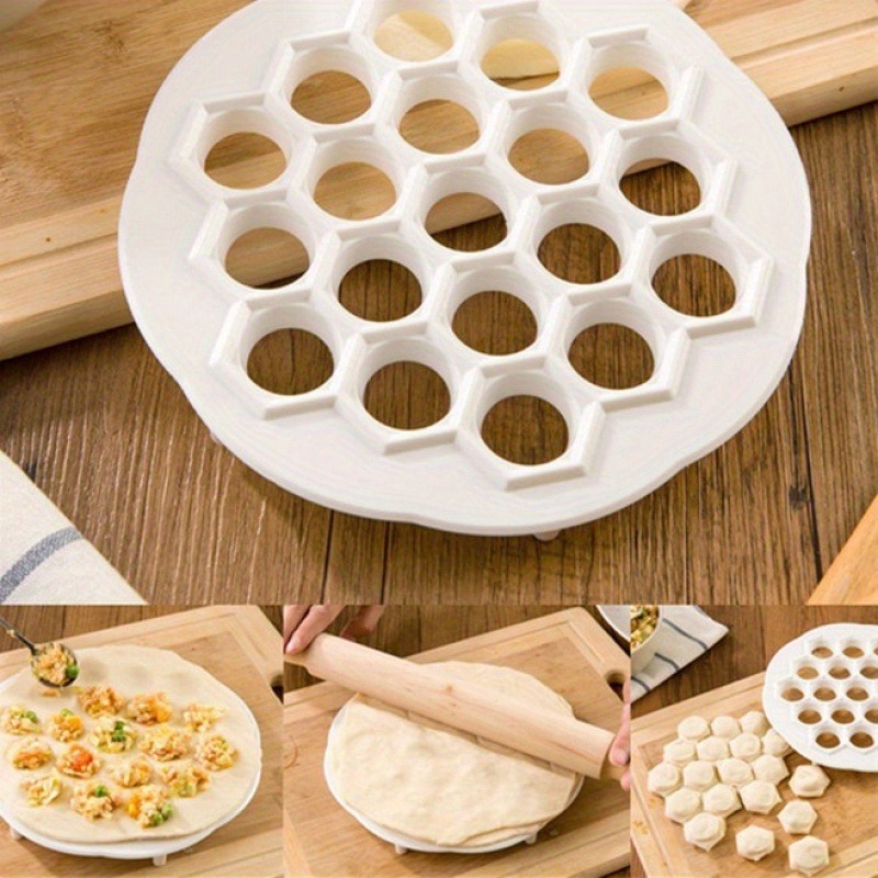Dumpling Press Set - Stampo per gnocchi in plastica, pressa