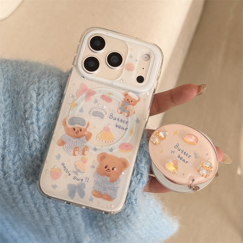 Taco Stand Holder - Custodia magnetica per telefono orso cartone