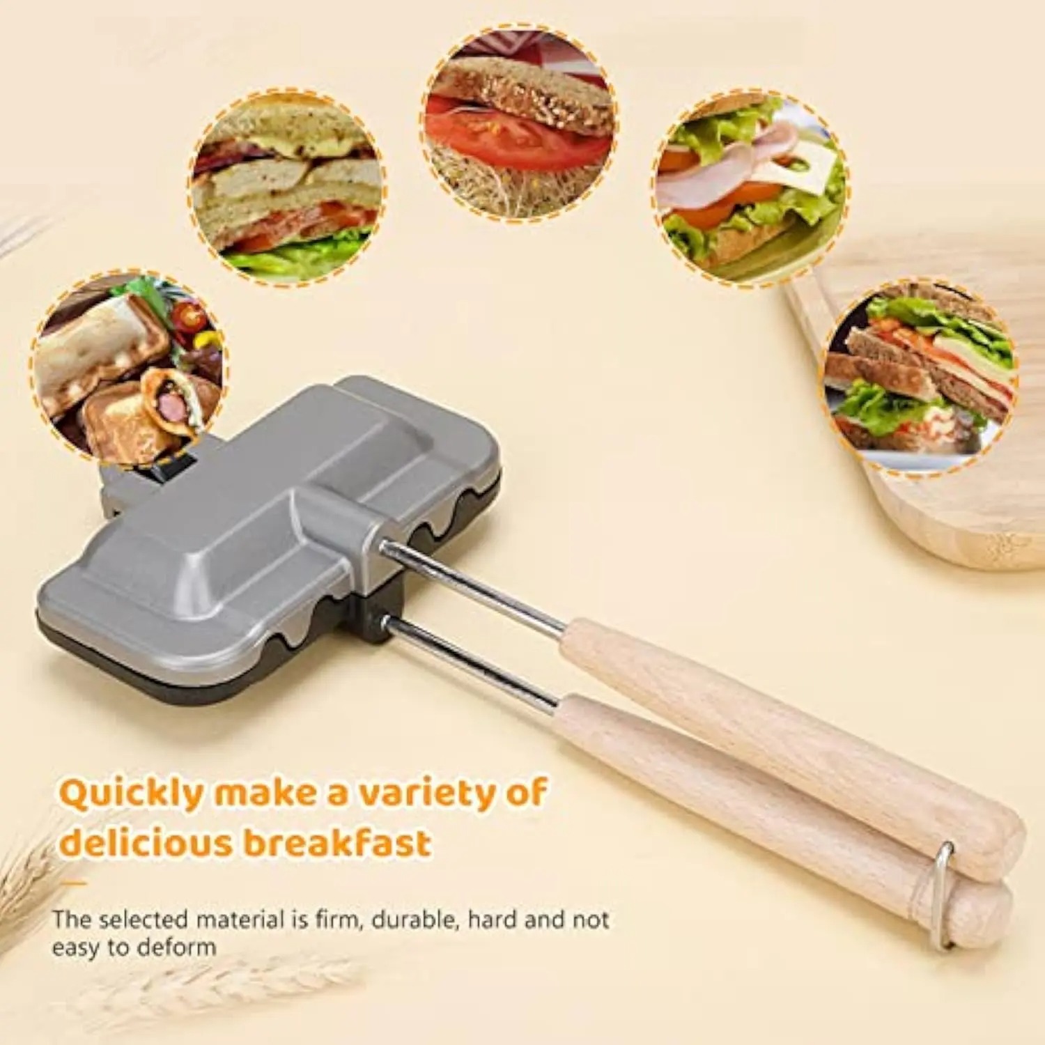 Hot Dog Press - Macchina per sandwich da colazione, Macchina