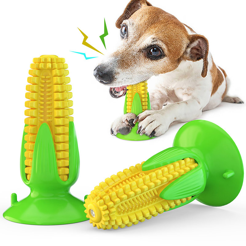Corn Dog Stick - Giocattolo per cani con ventosa e