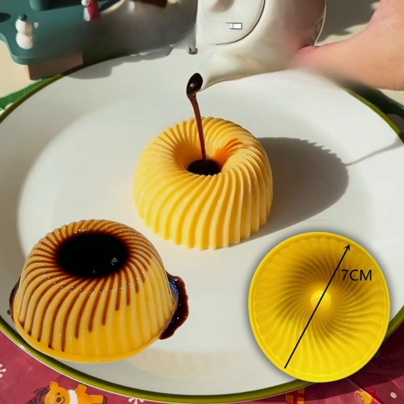 Donut Mold Silicone - Silicone Crème Brûlée Cupcake Muffin Ciambella
