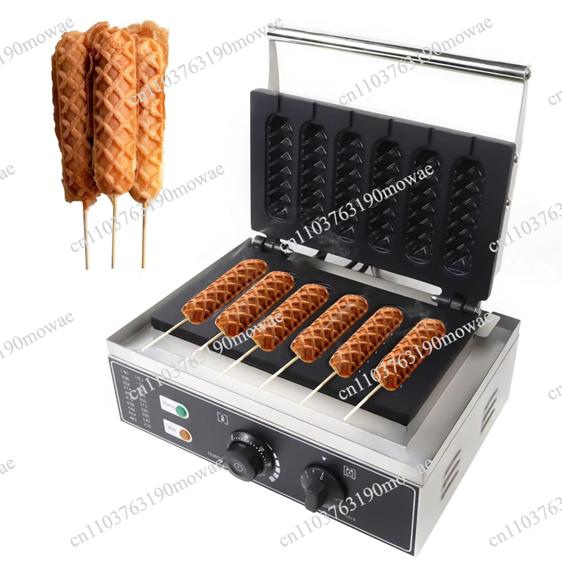 Corn Dog Stick - Macchina per Waffle a 6 Piastre