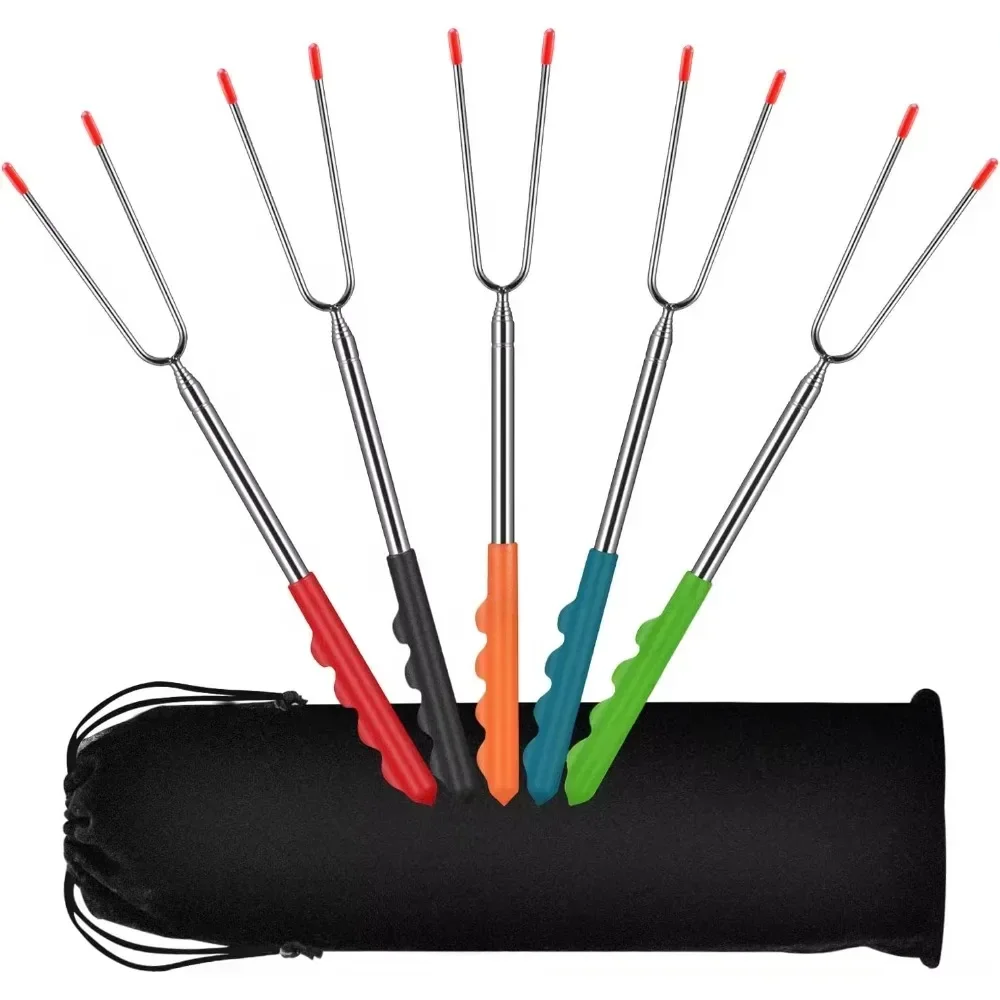 Corn Dog Stick - Nuove forchette per barbecue Strumenti telescopici