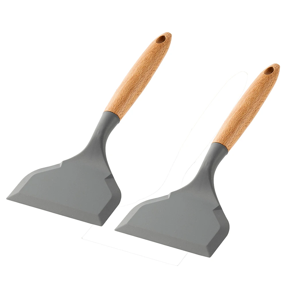Okonomiyaki Spatula - 2 pezzi spatola in silicone bocca