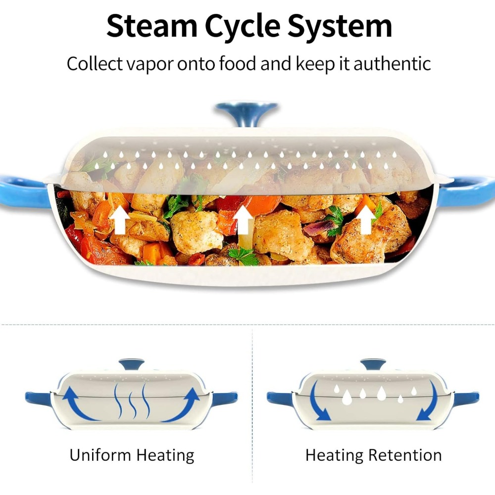 Forno olandese da 4,5 litri, p - Cast Iron Corn recensione e prezzo