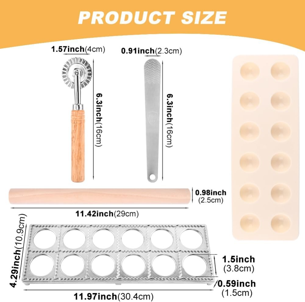 Set di Stampi per Ravioli a 12 - Dumpling Press Set recensione e prezzo
