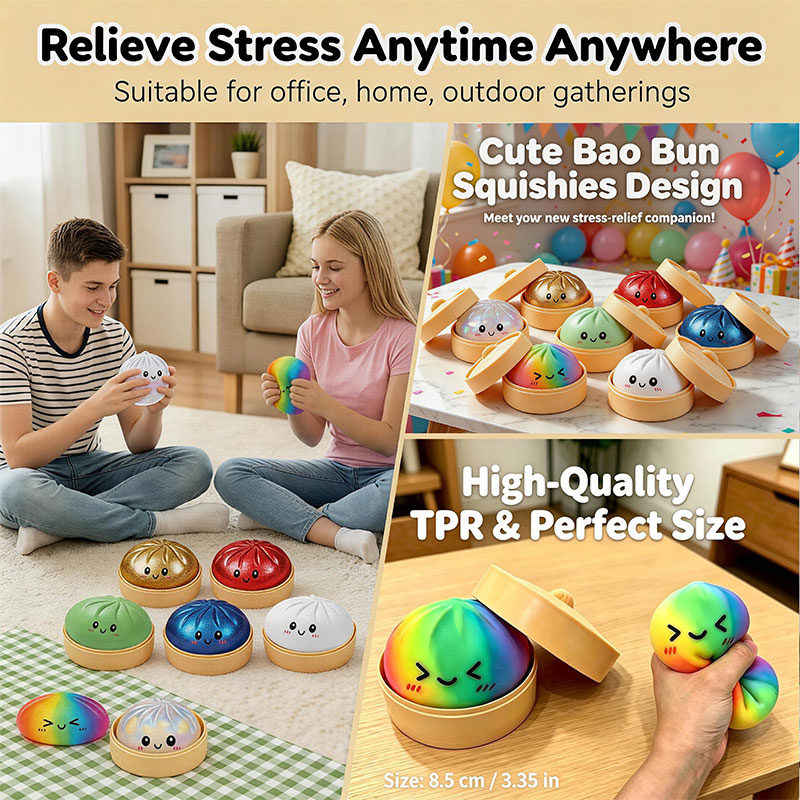 Giocattolo Squishy Bao Bun con - Bao Steamer Bamboo recensione e prezzo