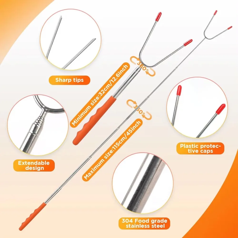 5/6/10pcs Forchette telescopic - Hot Dog Press recensione e prezzo