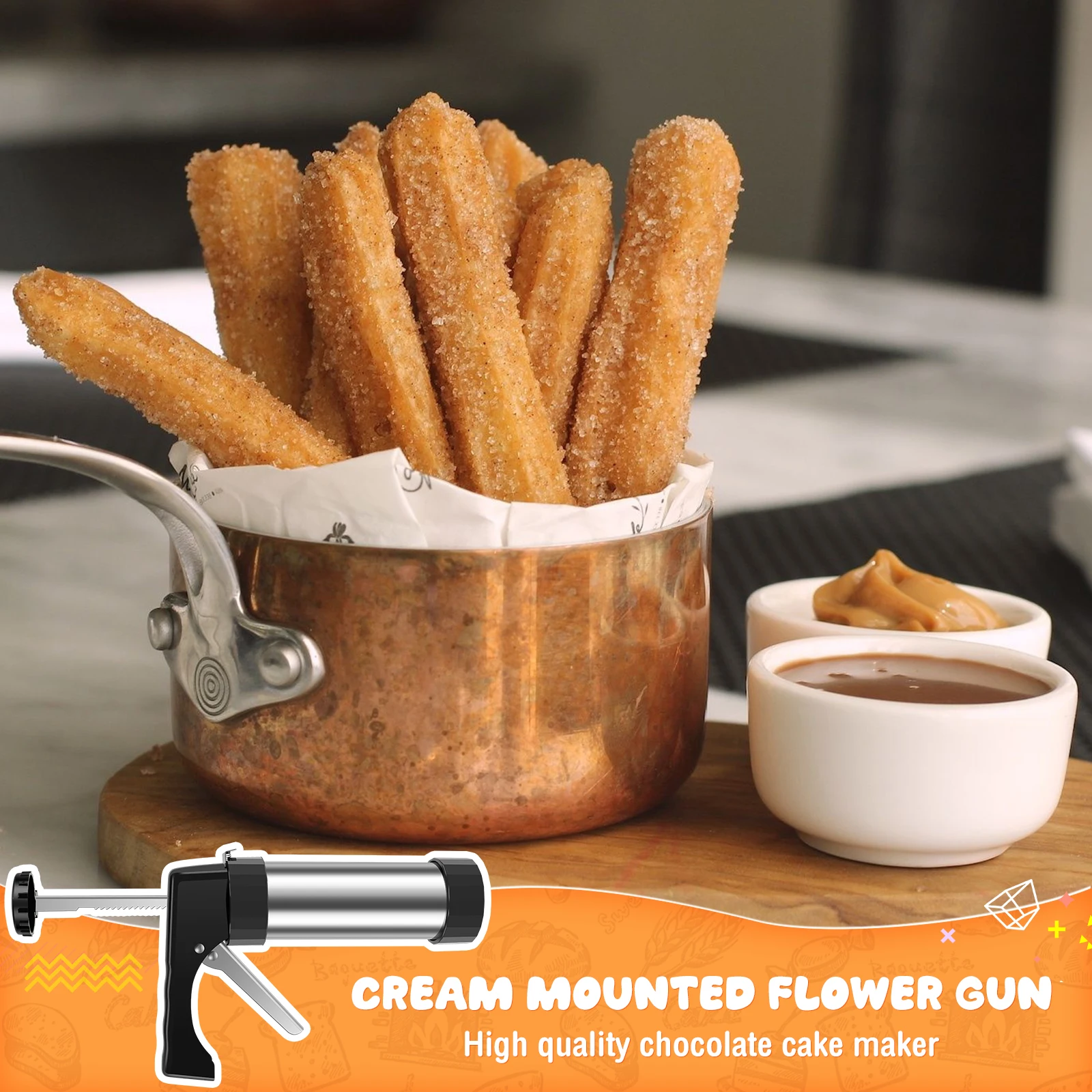 Churro Maker Machine Kit pisto - Churros Maker Gun recensione e prezzo