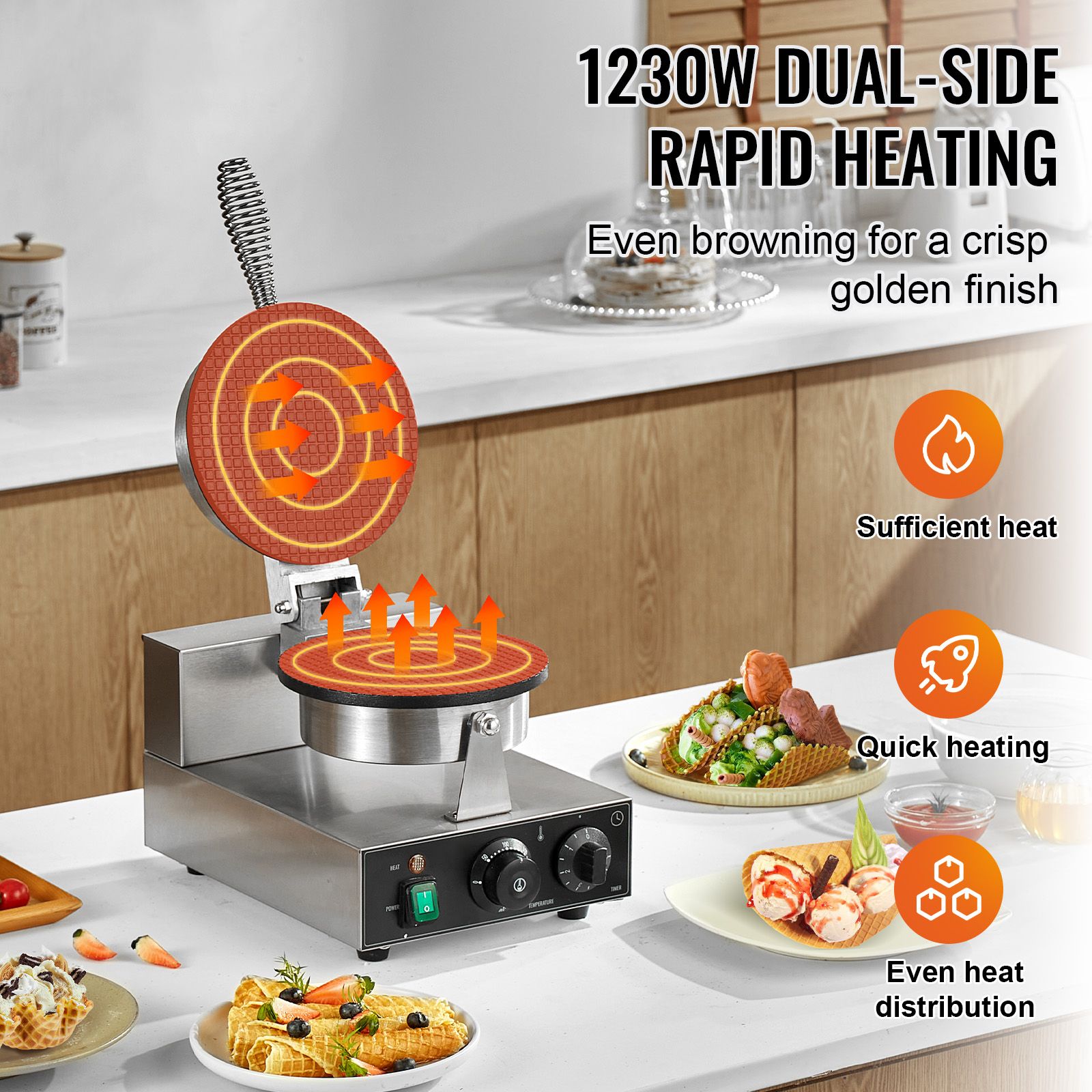Macchina Elettrica per Coni Ge - Waffle Cone Maker recensione e prezzo